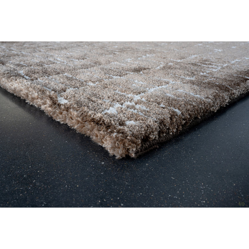 Tapis en polyester recyclé Nina Genesis, Rectangle 5 pi 3 po x 7 pi 6 po