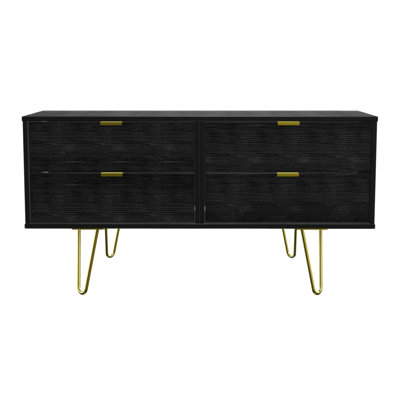 Fully Assembled Bellatrix 4 Drawer 112Cm W Chest of Drawers