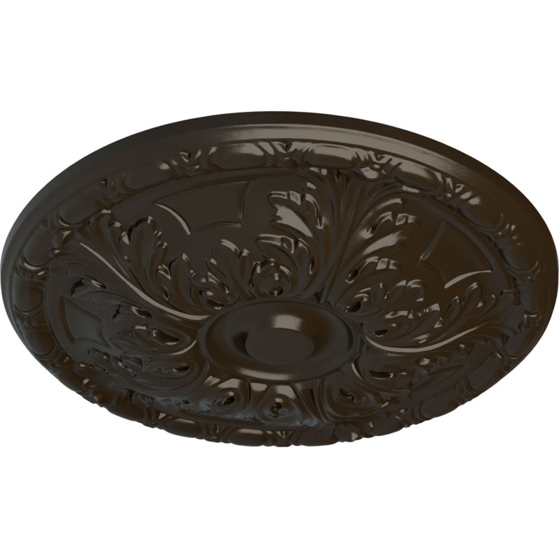 Médaillon de plafond H 15,75 po x l 15,75 po Granada, Pierre de foyer