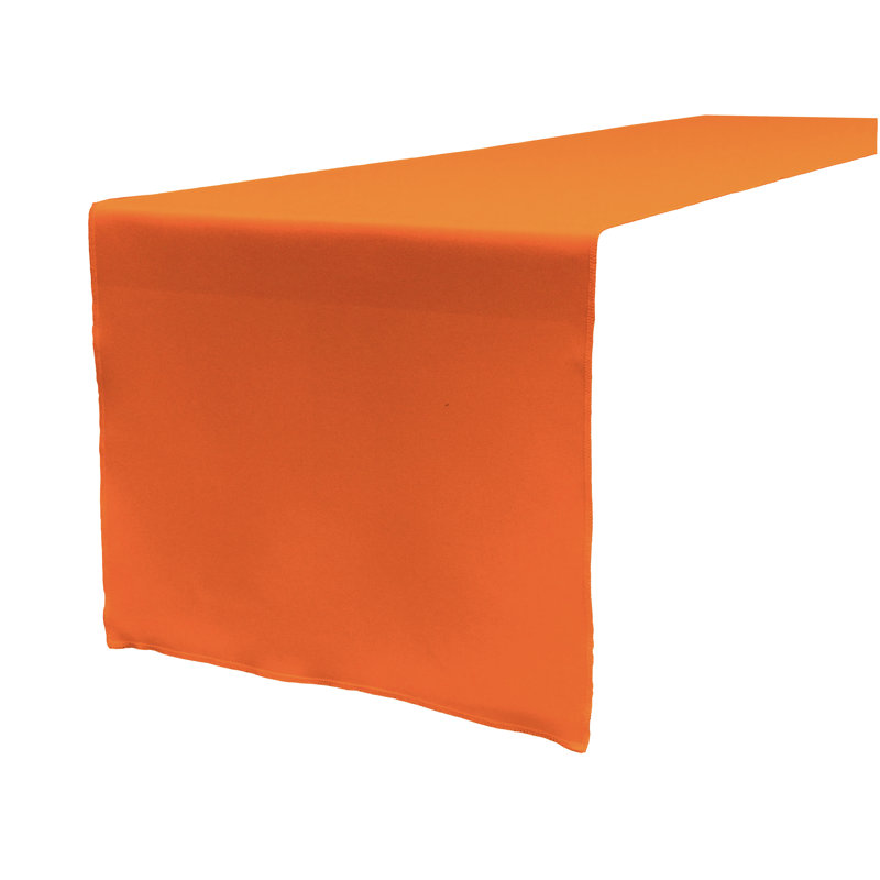 Fisher Solid Color Table Runner, Orange