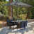 Black with Grey Regular Parasol