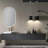 Isalgue Aluminum Oval Mirror