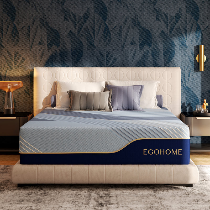  Matelas en mousse viscoélastique imprégnée de cuivre 12 po EGOHome, Simple extra long, 12"