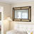 Brandy Rectangle Wood Rattan Wall Mirror