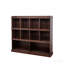 Bibliothèque à 10 tablettes - Noyer