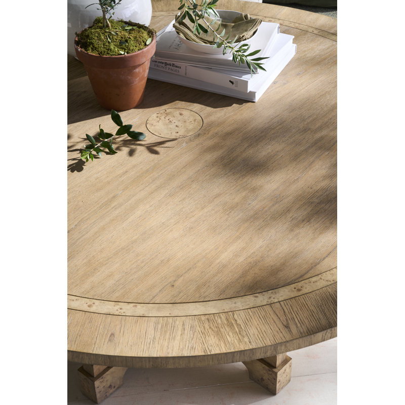 Monterey Round Solid Wood Dining Table, Hawthorne Light