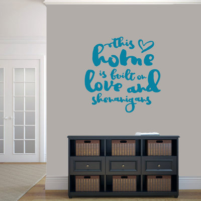 Text & Numbers Non-Wall Damaging Wall Decal