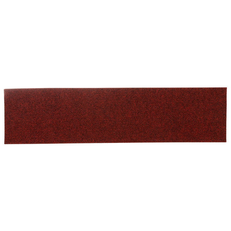 Brandun Self-adhesive Stair Mats Anthracite, Red, Rectangular 20cm x 76cm