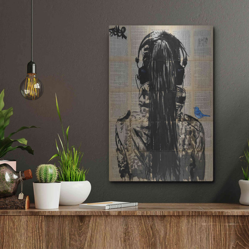 «Sonic2» par Loui Jover, art mural en métal de luxe «Sonic2» par Loui Jover, H 16 po x l 12 po