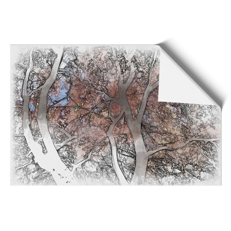 Maple Tree Sketch - Frameless Print, 59cm H x 84cm W x 0.1cm D