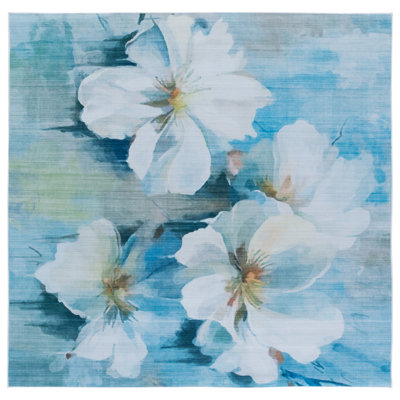 Tapis floral lavable à la machine Mir machine 851 Performance
