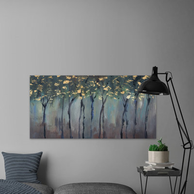 Somber Forest - Wrapped Canvas Painting