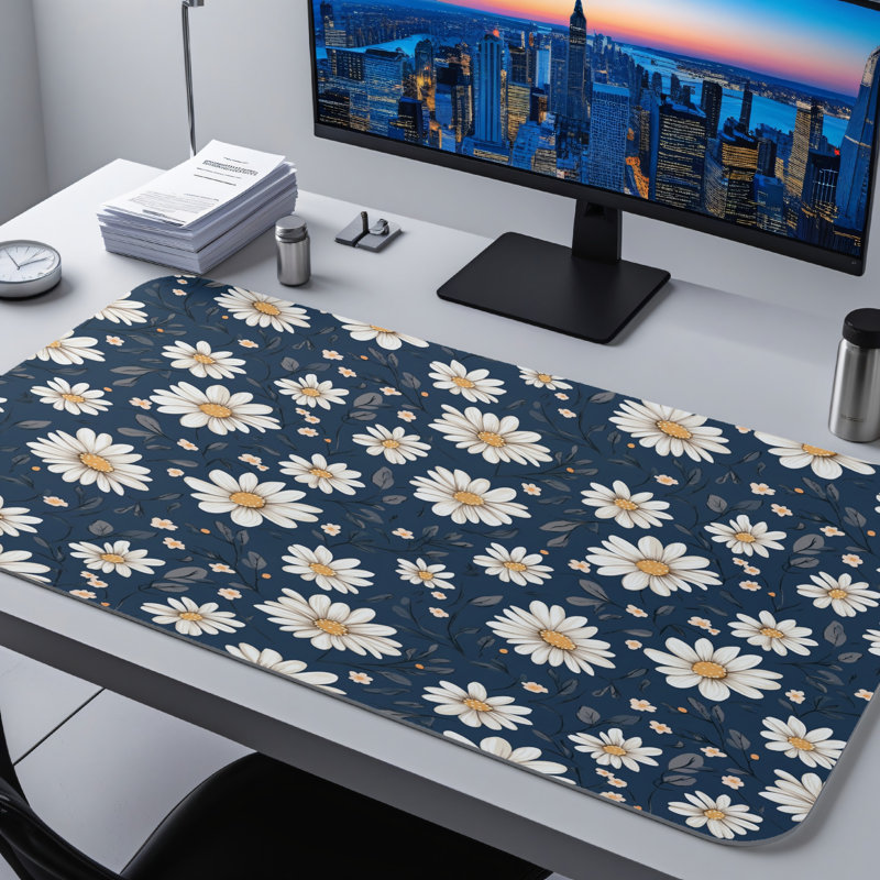 Polyester Desk Pad, 14.4x12.1