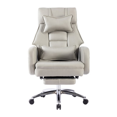 Simple design swivel office chair with lumbar support