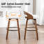 Ensemble de tabourets pivotants 3 pièces Carmavy-509253930-509253934
