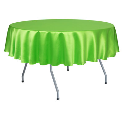 Ultimate Textile -45 Pack- Herringbone - Fandango 58-Inch Round Tablecloth, Lime Green