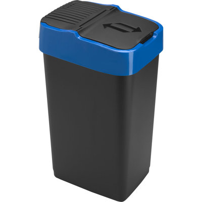 Plastic Swing Top Kitchen Trash Can