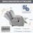 Up To 350 LBS Polyester Power Lift Recliner Chair, Heavy Duty Motion Mechanism With 8-Point Vibration Massage And Lumbar Heating, USB And Type-C Ports, Stainless Steel Cup Holders-1836165832