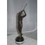 Statue en bronze de Juhasz Golfeur sur marbre - Taille: L 8 po x l 8 po x H 22 po.
