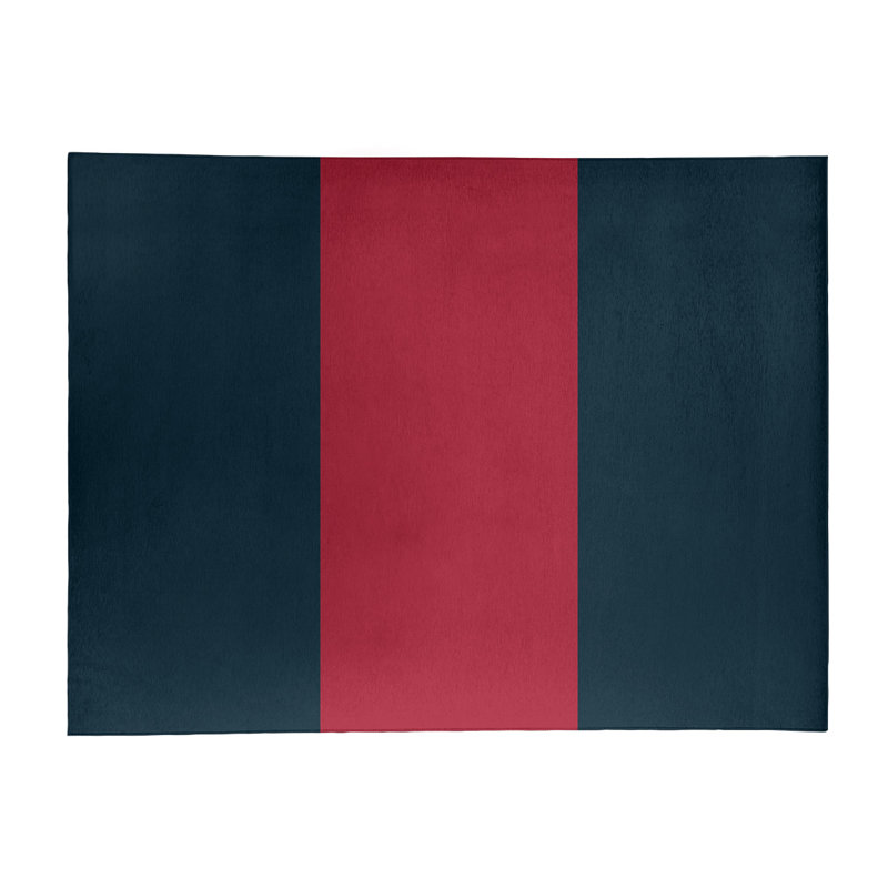 Tapis à rayures en poly-noir houston, Rectangle 9 pi x 12 pi