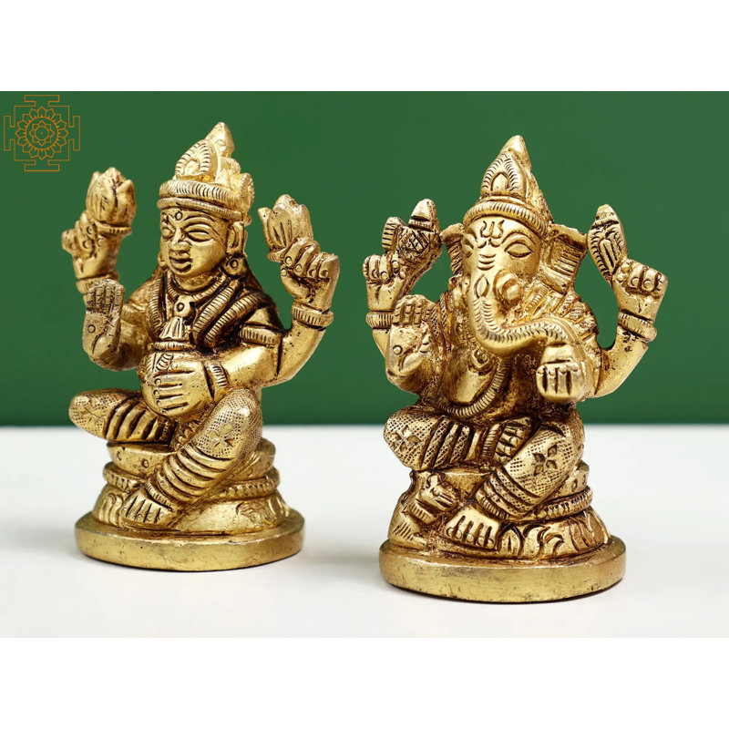 Objet décoratif Lakshmi Ganesha