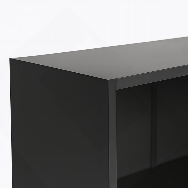 Armoire de rangement à 5 niveaux, spacieuse et stable pour une utilisation dans plusieurs pièces, idéale pour organiser et exposer des articles
