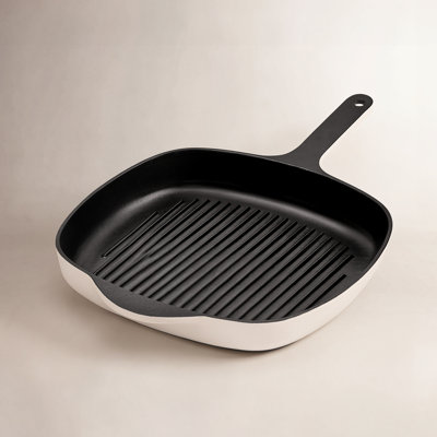 10.5" Enameled Cast Iron Grill Pan