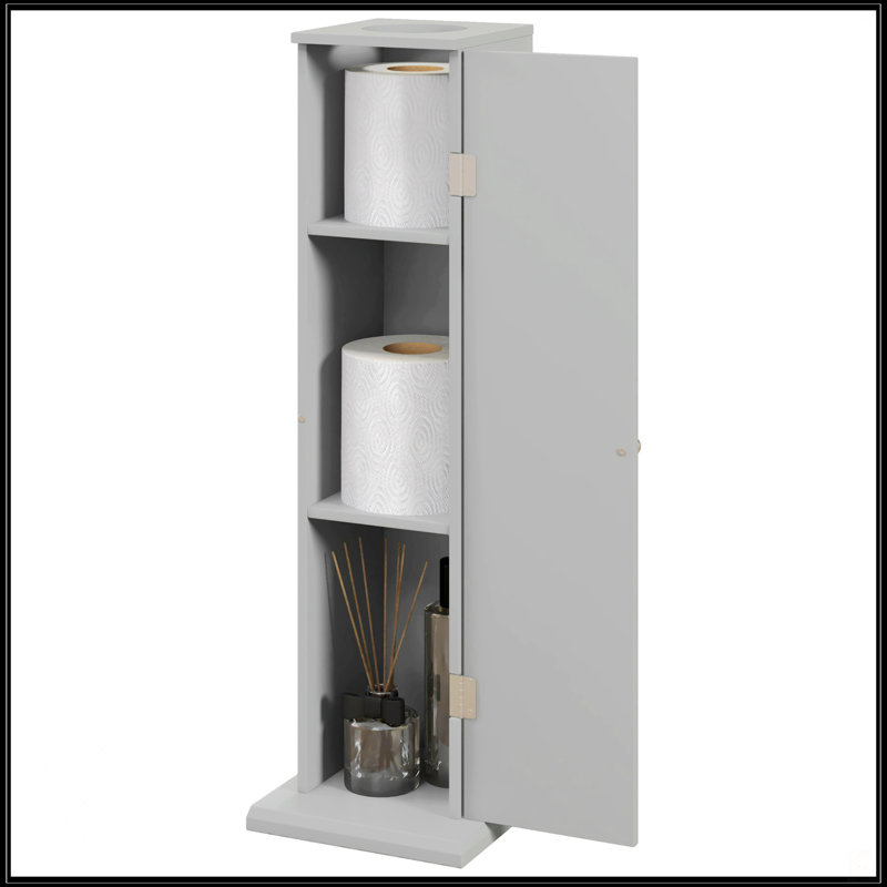Armoire à papier hygiénique, Gris