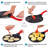 Zulay Kitchen Pancake Pan 7 Animal Face Designs and Two Bonus Spatulas - Round Ceramic Pancake Pan