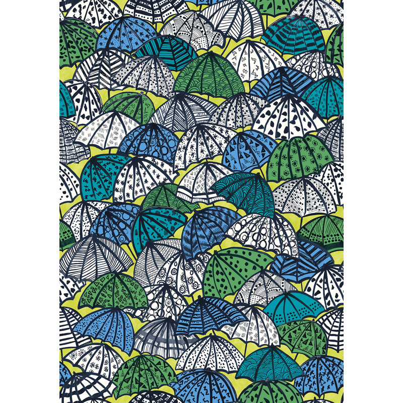 Rouleau de papier peint L 33 pi x l 19,7 po Draymond, Chartreuse