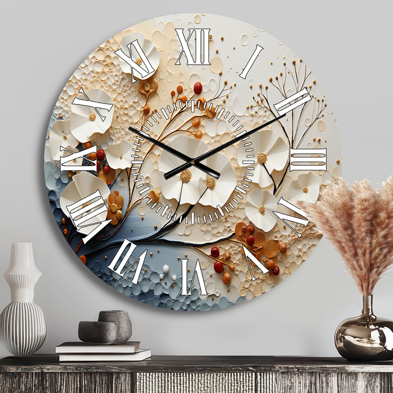 Horloge murale Ethereal Elegance, Médium
