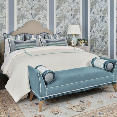 Banc en velours Highclere