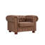 Fauteuil Chesterfield classique pour salon en similicuir-190034036
