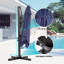 153' X 116' Outdoor Cantilever Umbrella, Weighted Base Does Not Include-443479945