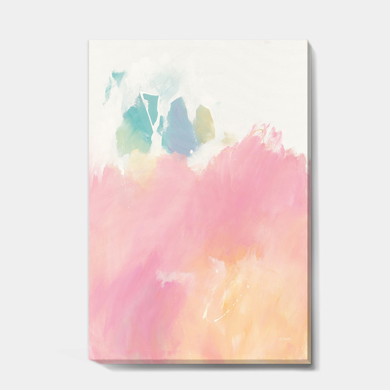 «Pink Dream», reproduction d'art sur toile tendue, H 32 po x l 16 po x P 1 po