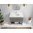 Parker 42 " W Freestanding Standard 1 Single Vanity Bathroom Vanity With Top-346048304