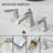 Widespread Double Handle 3 Hole Bathroom Faucet-107545207
