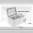 Equator Rolling Fridge-Freezer Portable Casters Retractable Handle 0.7cf 12/110V
