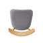 Chaises de salle à manger noyer Mid-Century (4 pièces) - gris foncé + revêtement naturel, style classique-873014091-873014095-873014094