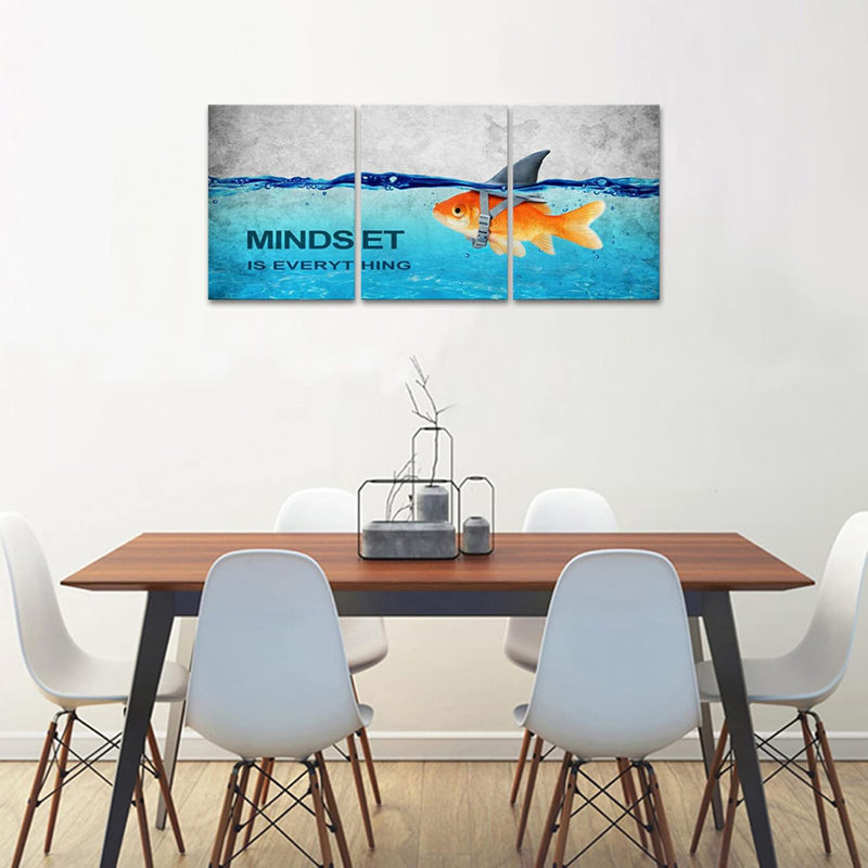 3 Piece Wrapped Canvas Print, 40 cm H x 30 cm W
