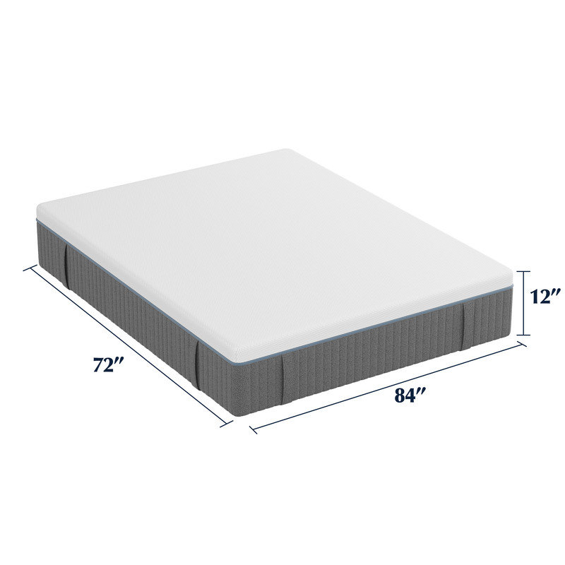 Classic 8" Medium Foam Mattress, Très grand californien