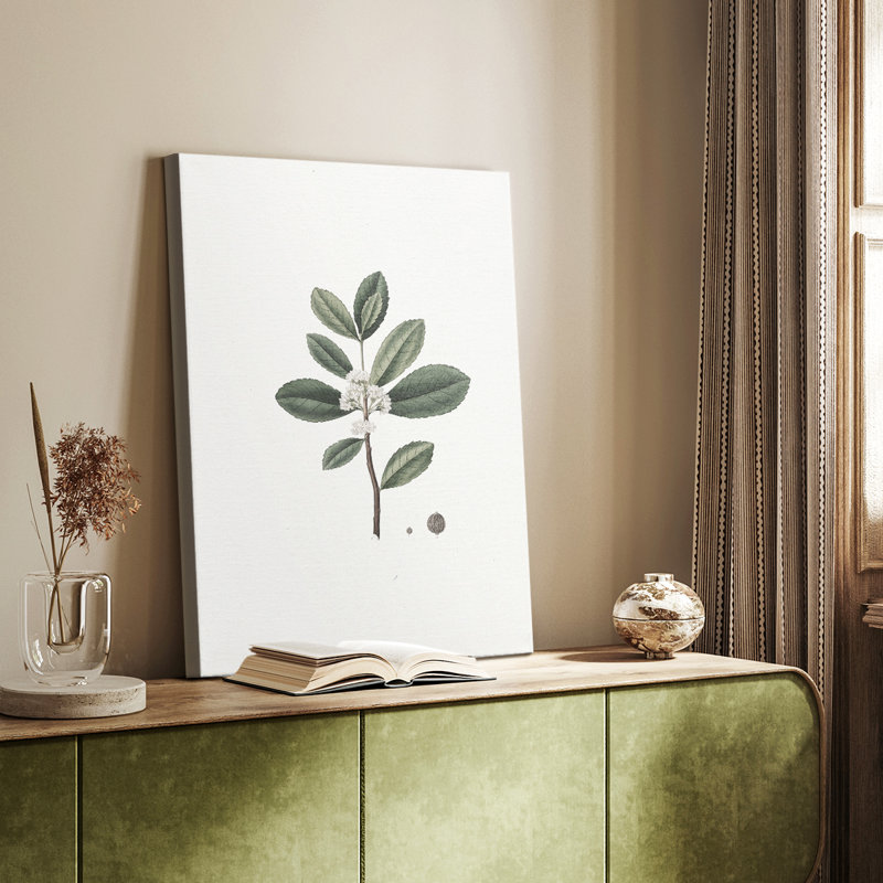 Imprimé floral rétro CLxxxxi - galerie Cavas, H 48 po x l 32 po