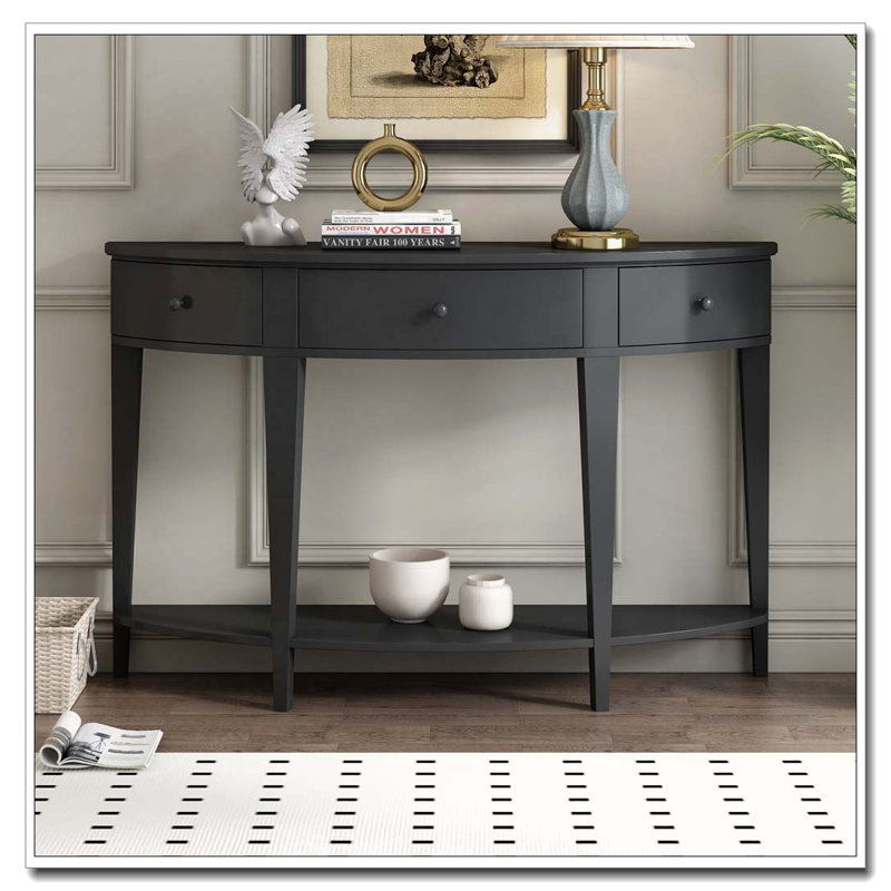Canapé console Modern, Noir