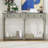 Retro Console Table with Open Shelf-833395282