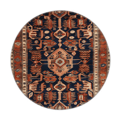 Tapis turc intérieur et extérieur brun