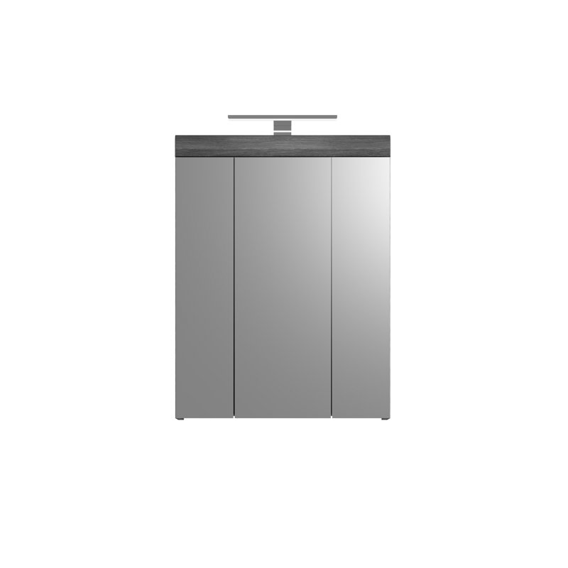 Hadice 60mm W 79mm H Wall Cabinet Frameless Medicine Cabinet Mirror 3 Fixed