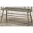 Style Gray Wooden Chair Bench With Spindle Back Wood For Living Room-2118714897