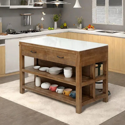 American style simple kitchen island