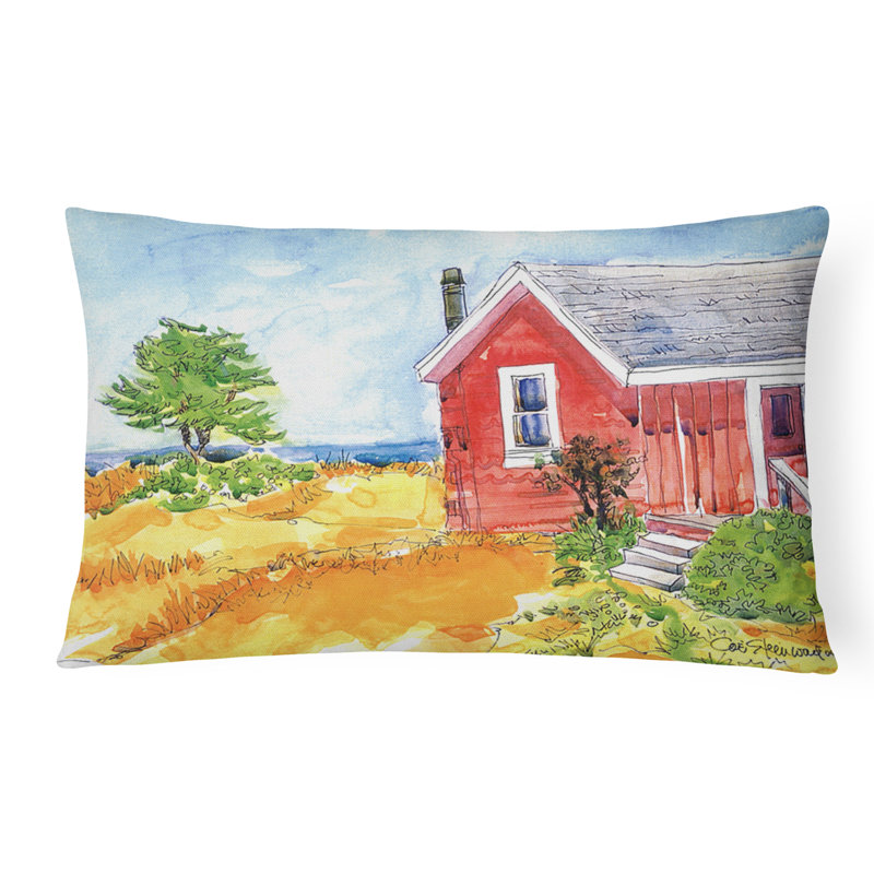 Coussin décoratif intérieur/extérieur à l’intérieur du lac ou de la plage