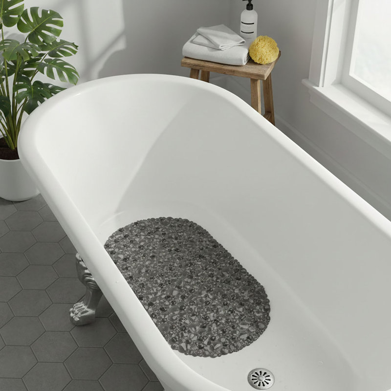 Tapis de douche 15 po x 27 po Jalese, Lime Green
